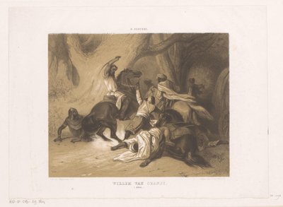 William with the Horn, Count of Orange, Fights the Moors by Dominicus Anthonius Peduzzi
