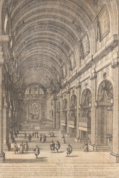 Decoration Ordered by Cardinal de Retz in the Church of San Luigi, Rome by Dominique Barriere