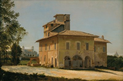 The Villa of Raphael in Rome, c.1837-40 by Dominique Louis Papety