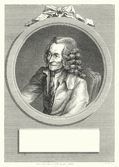 Voltaire, French Enlightenment writer and philosopher by Dominique Vivant (after) Denon