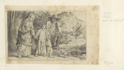 Christ Returning from the Temple with Joseph and Mary by Dominique Vivant Denon (baron) (attributed to)