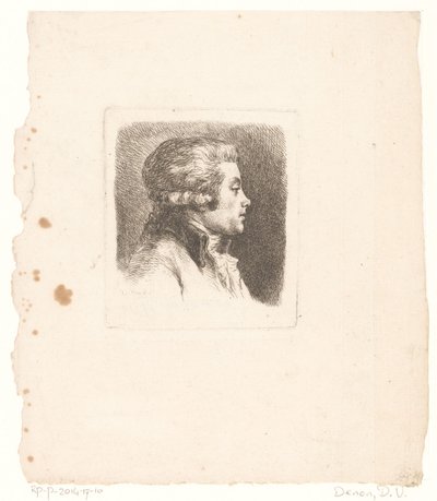 Portrait of the French Print Publisher N.C. Aubourg by Dominique Vivant Denon (baron)