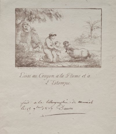 Holy Family on the Flight into Egypt by Dominique Vivant Denon