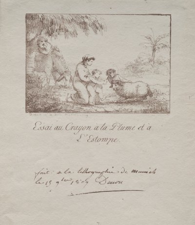 Holy Family on the Flight into Egypt, 1809 by Dominique Vivant Denon