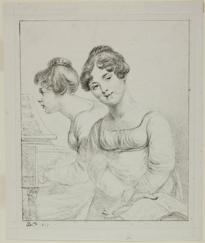 Madame Lavallée and Madame de Valory by Dominique Vivant Denon