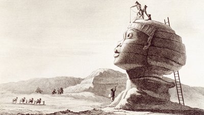 Sphinx of Giza in Egypt During the Egypt Campaign by Dominique Vivant Denon