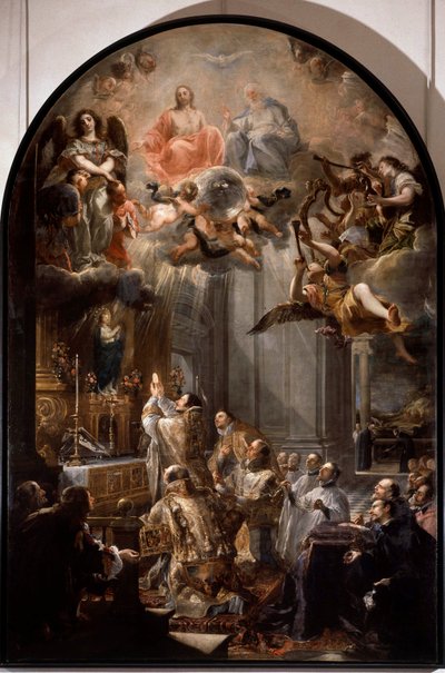 Founding Mass of the Order of the Trinity by Don Juan Carreno de Miranda
