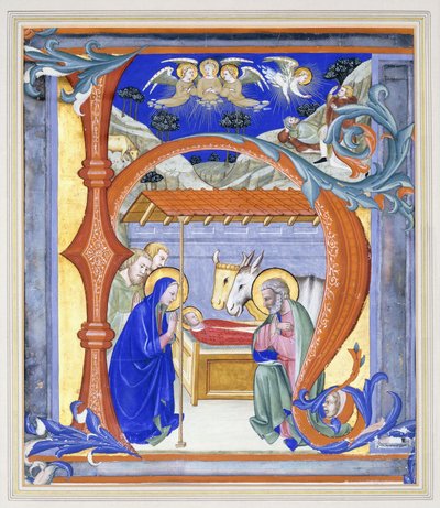 Illuminated Historiated Initial 
