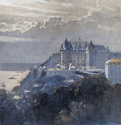 Quebec and the Chateau Frontenac by Donald (after) Maxwell