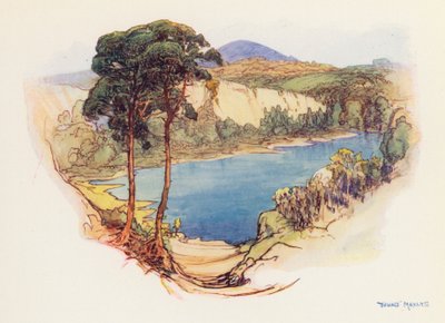 The Blue Pool, Purbeck by Donald (after) Maxwell