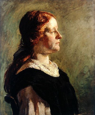 Portrait of a Girl with Red Hair by Donald Graeme MacLaren