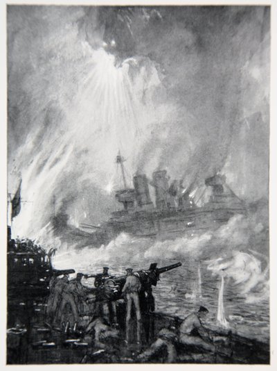 Fight the Last Gun: the Gallant End of H.M.S. Tiperrary at Jutland, illustration from 