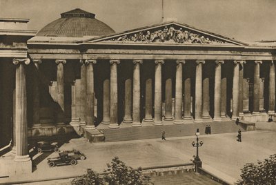 Colonnaded Front of the British Museum on the Site of the Old Montague House, c1935 by Donald McLeish
