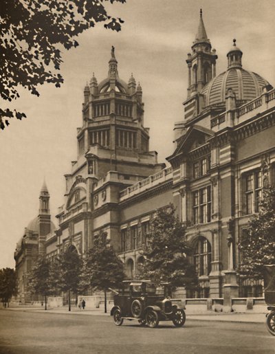Facade of the Victoria and Albert Museum in Cromwell Road by Donald McLeish