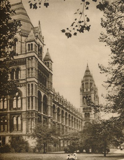 Romanesque Front of the Natural History Museum, c1935 by Donald McLeish