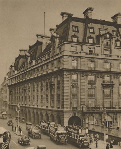 The Ritz on the Site of the Hotels of Many Generations, c1935 by Donald McLeish