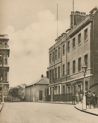 West End of Downing Street, No.10 and a Glimpse of the Foreign Office by Donald McLeish