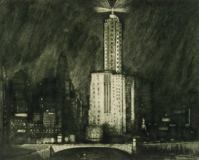 Chicago, the Wacker Drive by Donald Shaw MacLaughlan