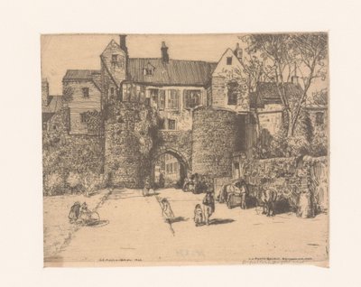 The Porte Gayole in Boulogne-sur-Mer by Donald Shaw MacLaughlan
