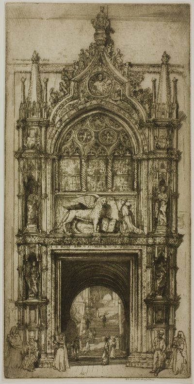 Doorway of the Doges, Venice by Donald Shaw MacLaughlan