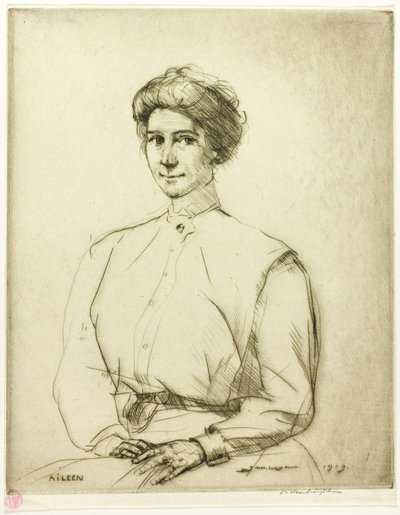 Drypoint Number One: Portrait by Donald Shaw MacLaughlan
