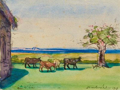 Landscape, Brittany by Donald Shaw MacLaughlan