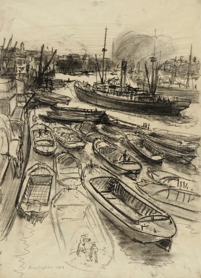 London on the Thames by Donald Shaw MacLaughlan