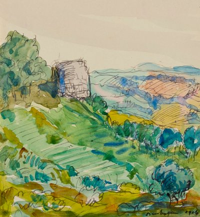 On the Road to Gaillac by Donald Shaw MacLaughlan