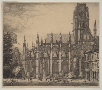 St. Ouen, Rouen by Donald Shaw MacLaughlan