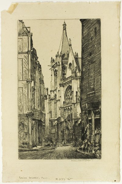 St. Séverin, Paris by Donald Shaw MacLaughlan