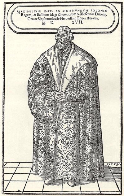 Portrait of Baron Sigmund von Herberstein, Ambassador in Poland and Russia by Donat Hübschmann