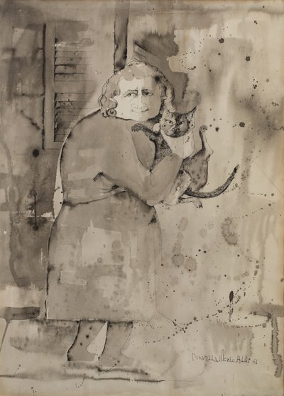 With the Cat in Your Arms by Donatella Merlo