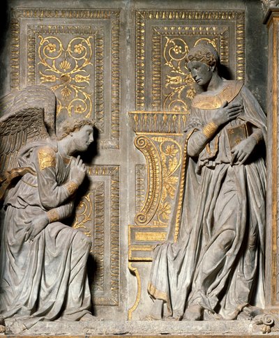 Annunciation (detail) by Donatello