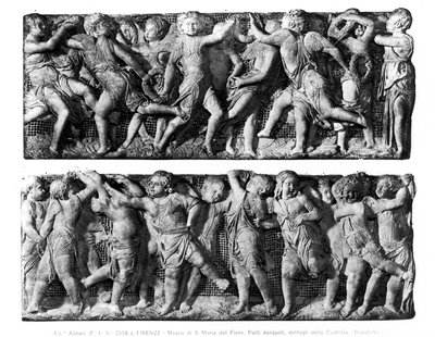 Dancing Putti Panel by Donatello