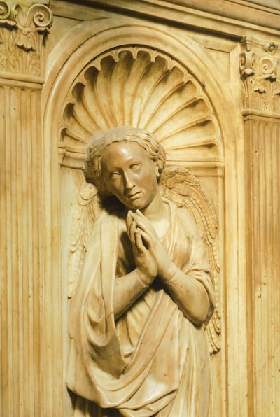 One of the three theological virtues (detail) by Donatello