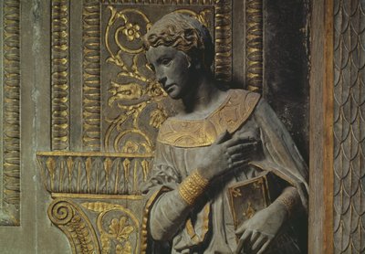 The Cavalcanti Annunciation (detail) by Donatello