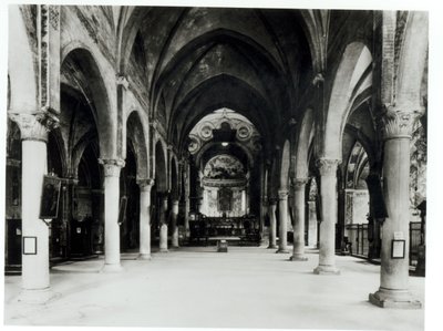 Interior of the church by Donato Bramante