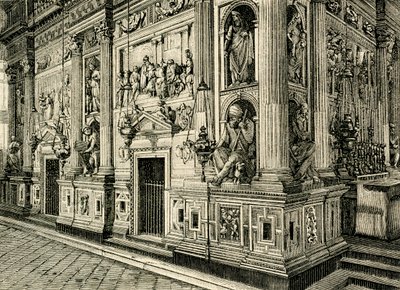 Marble Screen of Holy House, designed by Donato Bramante, Sanctuary of Holy House, Loreto, Marche, Italy by Donato Bramante