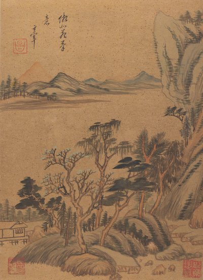 Landscapes and Poems by Dong Qichang