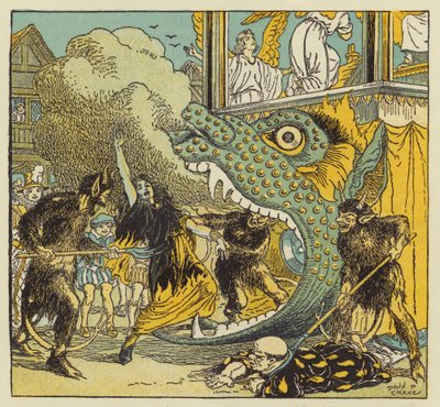 Mystery play of the type seen by William Shakespeare as a boy by Donn P. Crane