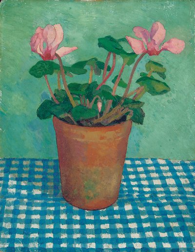 Cyclamen in a Pot by Dora Carrington