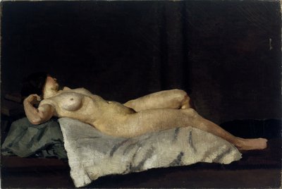 Female Figure Lying on Her Back, 1912 by Dora Carrington