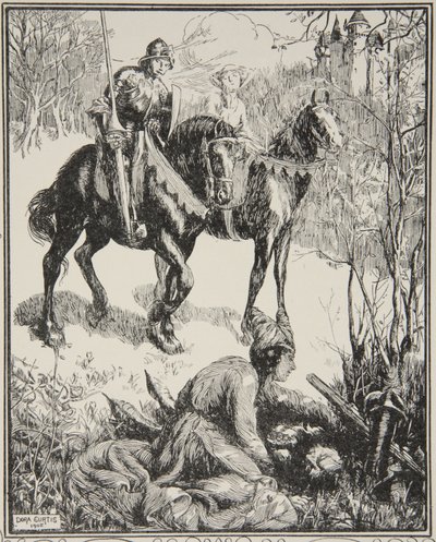 A lady weeping bitterly, illustration from 