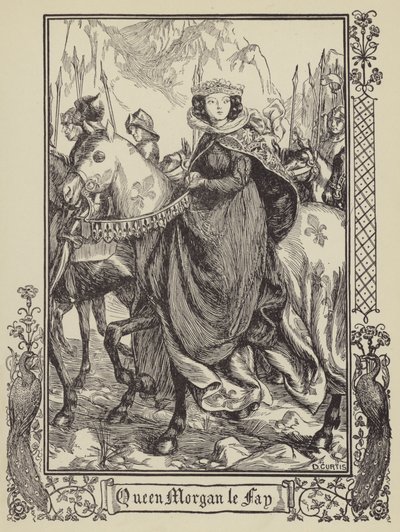 Queen Morgan le Fay by Dora Curtis