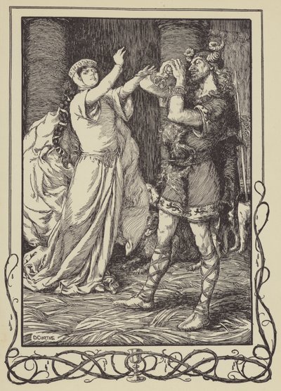 The Queen cried to him to forbear by Dora Curtis