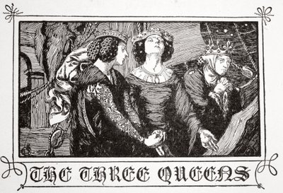 The Three Queens, 1905 by Dora Curtis