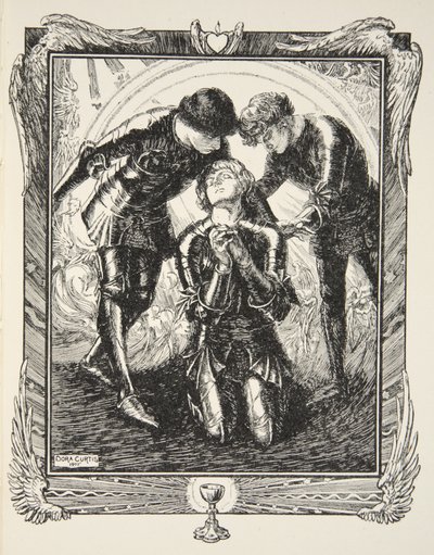 Then they went to Sir Galahad, illustration from 