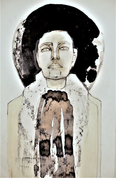 Abstract Halo Portrait by Doris Schmitz