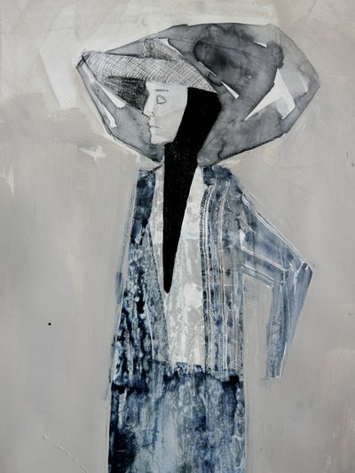 Abstract Woman Profile by Doris Schmitz
