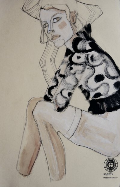 Chic Fashion Illustration by Doris Schmitz